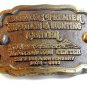 Vintage 1983 NRA Shooting & Hunting Center 20th Year Anniversary Belt Buckle