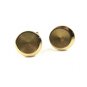 True Vintage Goldtone Cufflinks Unmarked 100714e
