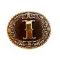 Vintage Solid Brass Initial or Letter I Belt Buckle
