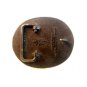 Vintage Solid Brass Initial or Letter I Belt Buckle