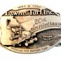 Vintage 1964 - 1984 Lawn & Turf, Inc. Belt Buckle by Siskiyou