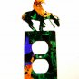 End of The Trail Double Outlet Cover by Steel Images USA 0222515F