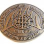 1994 46th World Shooting Championship U.S. Team Belt Buckle Milan Italy
