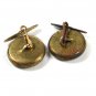 Vintage United States Capitol Building Goldtone Button Cufflinks Unbranded 72315