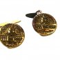 Vintage United States Capitol Building Goldtone Button Cufflinks Unbranded 72315