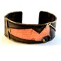 Vintage Modernist Style Copper Bracelet