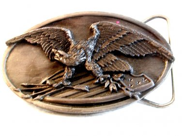 Vintage 1983 Bergamont American Eagle Belt Buckle