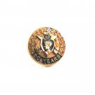 Vintage Goldtone Ladies Head w/ Crown 50 Years Pin 7114