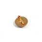 Vintage Goldtone Ladies Head w/ Crown 50 Years Pin 7114