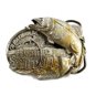 1982 I'd Rather Be Fishing Salmon Belt Buckle by M&M Limited 82614
