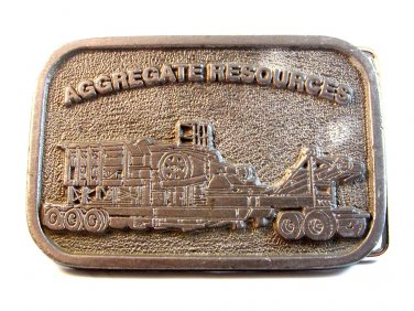 Vintage Aggregate Resources Belt Buckle