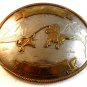Vintage Cowboy Rodeo Western Calf Roping Belt Buckle