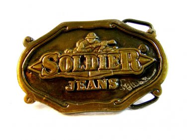 Vintage Soldier Jeans Belt Buckle