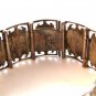 Vintage Siam Sterling Niello Dancers Elephants Bracelet