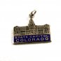 1960's State Capitol of Colorado Enameled Charm 61214