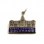 1960's State Capitol of Colorado Enameled Charm 61214
