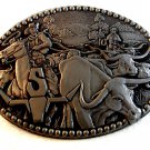 Vintage Zee Series Cattle Drive Western Cowboy Buckle by ADM