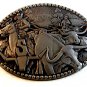 Vintage Zee Series Cattle Drive Western Cowboy Buckle by ADM