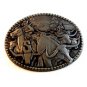 Vintage Zee Series Cattle Drive Western Cowboy Buckle by ADM