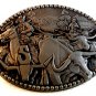 Vintage Zee Series Cattle Drive Western Cowboy Buckle by ADM