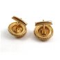 Goldtone Cufflinks No 2 04212014 Unsigned