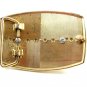 Western Cowboy Silvertone White Agate Belt Buckle 10272013gh