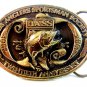 1987 Bass Anglers Sportsman Society 20th Anniversary Belt Buckle Made in U.S.A.