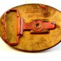 Vintage Western Cowboy Gold Plated Horse Head Belt Buckle by Chambers