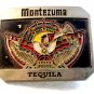 Vintage Montezuma Tequila Enameled Belt Buckle