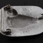Duck In Grasslands Pewter Belt Buckle by KEV Made in USA 6514 Old New Stock