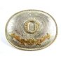 Silver Strike Initial Letter O Western Belt Buckle 11142013