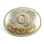Silver Strike Initial Letter O Western Belt Buckle 11142013
