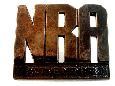 Vintage NRA National Rifle Association Belt Buckle