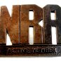 Vintage NRA National Rifle Association Belt Buckle