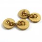 True Vintage Initials TM Goldtone Cufflinks / Buttons Not Marked 101614