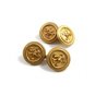 True Vintage Initials TM Goldtone Cufflinks / Buttons Not Marked 101614