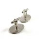 True Vintage Silvertone Classy Cufflinks by Swank 100714d