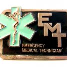 Vintage EMT Emergency Medical Technican Belt Buckle