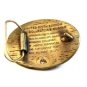 1980 Hesston Cowboy Rodeo Calf Roping. Brass Belt Buckle Limited Edition