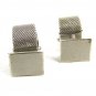 True Vintage Silvertone Wrap Around Cufflinks by ANSON 101614