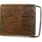 Vintage Budweiser Belt Buckle Reproduced by Permission