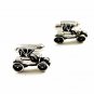 True Vintage Silvertone Old Car Jalopy Cufflinks by Hickok USA 100714