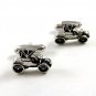 True Vintage Silvertone Old Car Jalopy Cufflinks by Hickok USA 100714