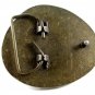 Ladies Brass & Chips of Various Stones Belt Buckle 82114
