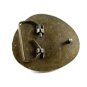 Ladies Brass & Chips of Various Stones Belt Buckle 82114