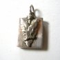Southwestern Eagle Arrowhead Malacite Sterling Silver Pendant Unbranded 7915