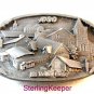 Vintage Siskiyou Mennonite Kansas Ks Relief Sale 1989 Belt Buckle