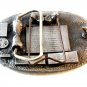 Vintage Siskiyou Mennonite Kansas Ks Relief Sale 1989 Belt Buckle