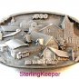 Vintage Siskiyou Mennonite Kansas Ks Relief Sale 1989 Belt Buckle