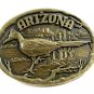 Brass Vintage Arizona Roadrunner Belt Buckle by Award Design Medals 11042013